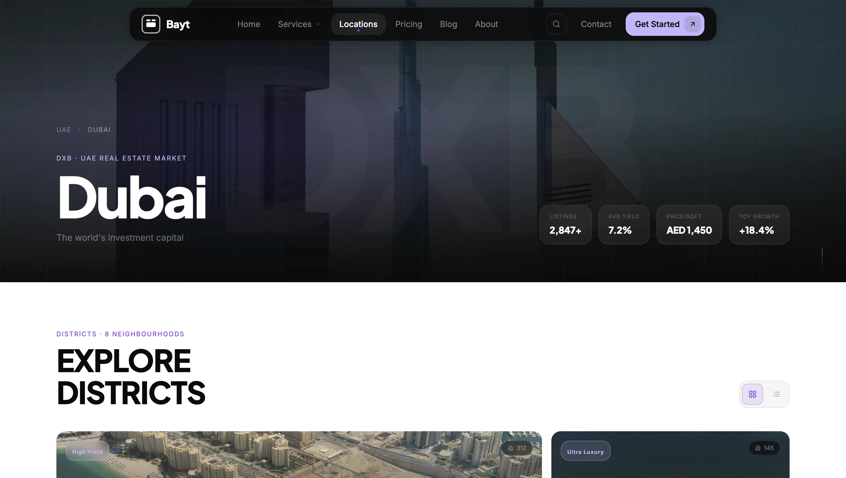 Luxury Real Estate Platform fuer UAE Property Investors gallery 16