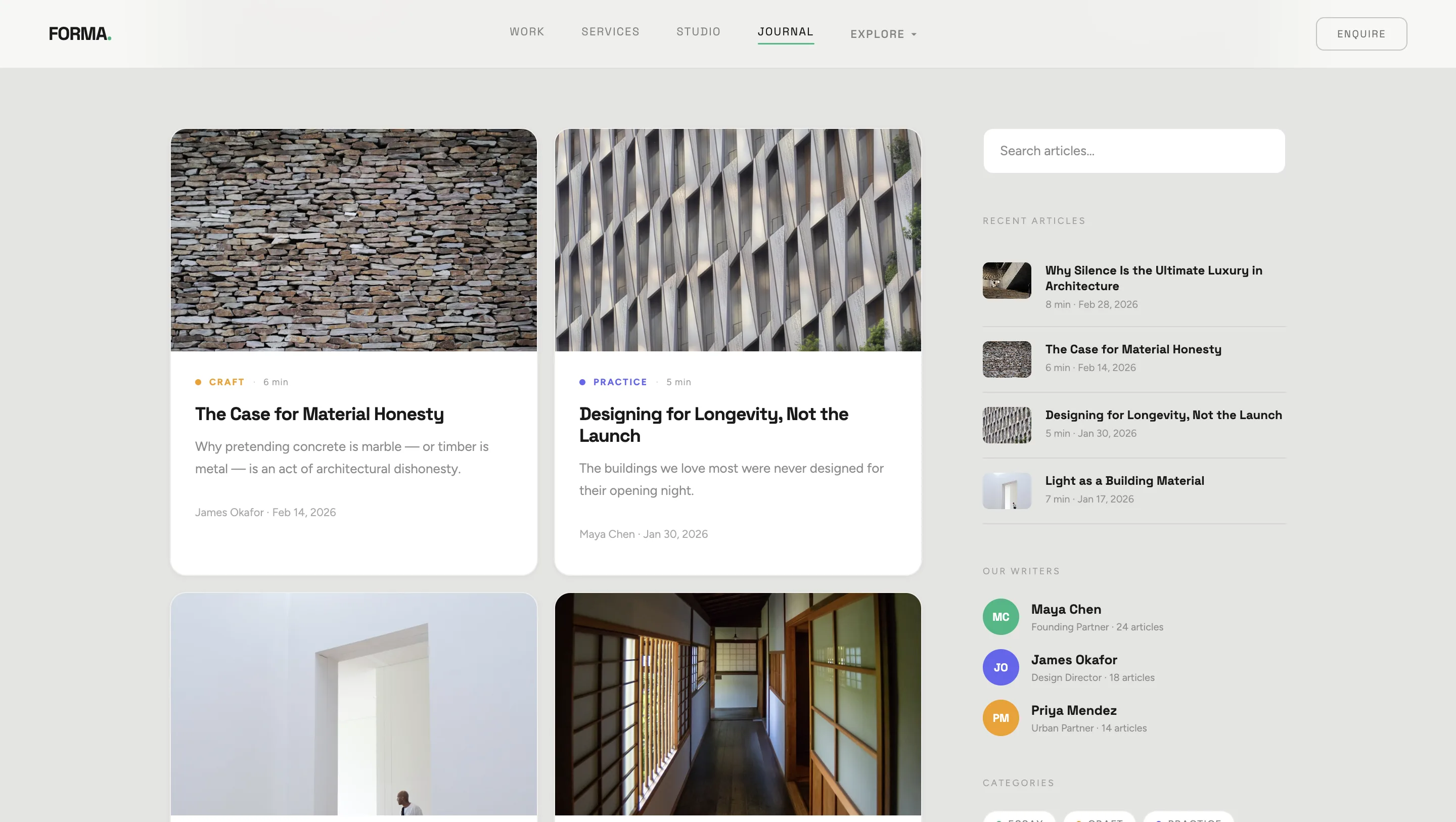 Digital Platform for a Global Architecture Studio gallery 12