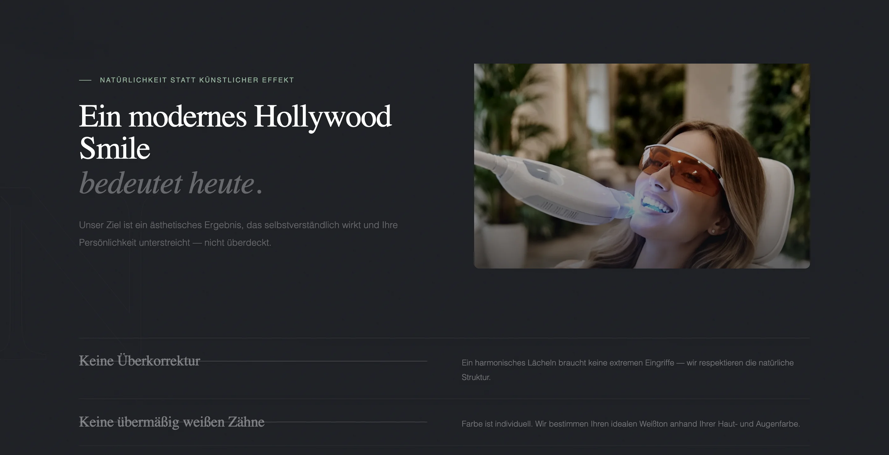 Service-Detailansicht fuer moderne Kommunikation komplexer Behandlungen