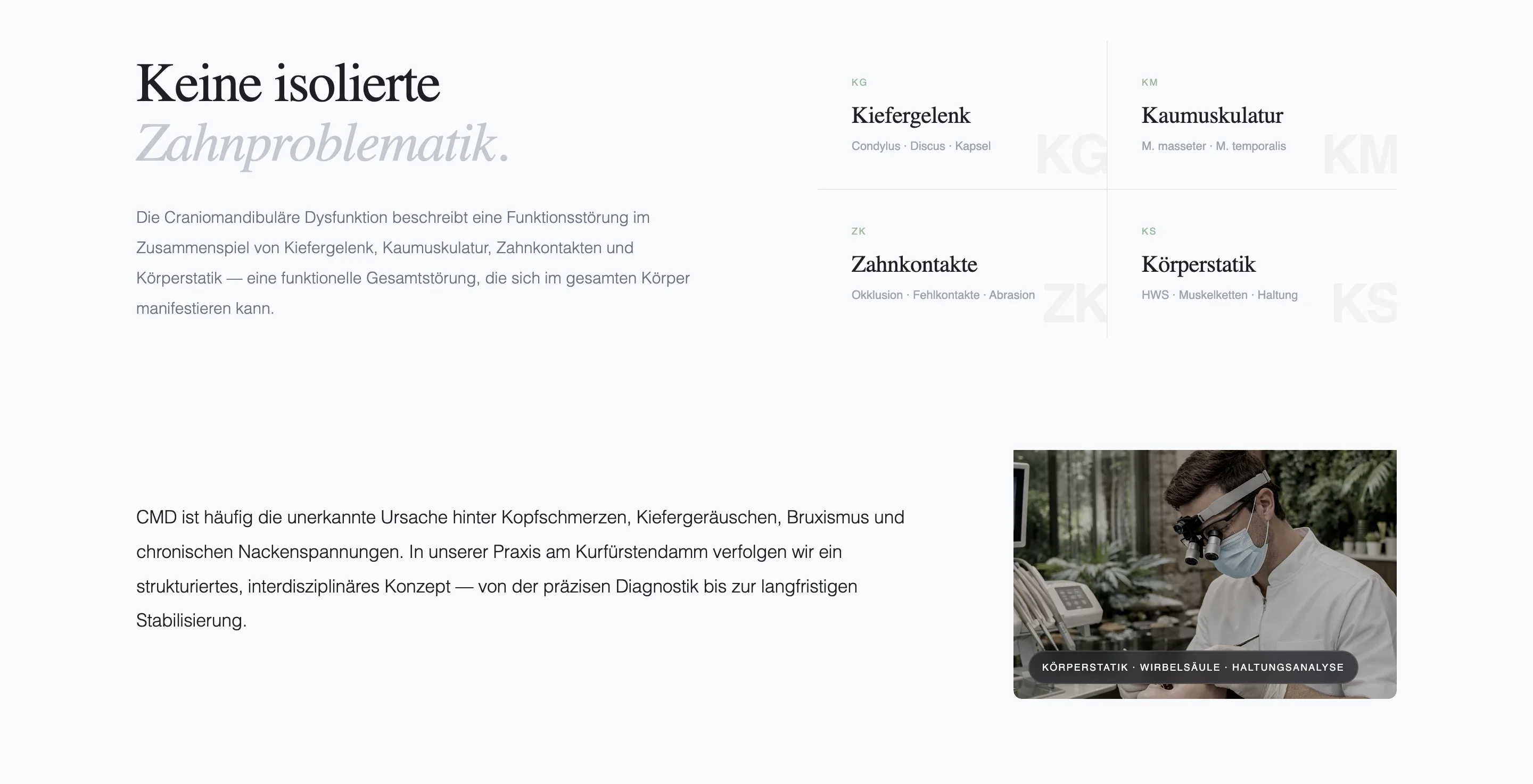 Zahnmedizin-Plattform Interface 58