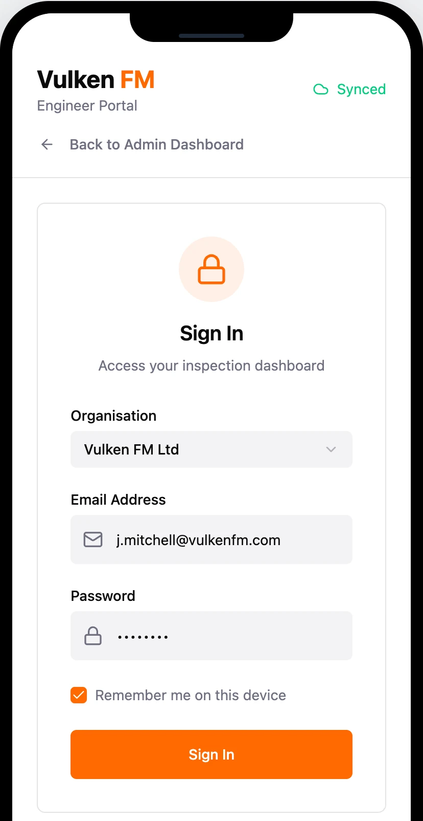 Mobile Inspection App