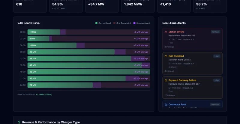 Charging Network Operations Dashboard