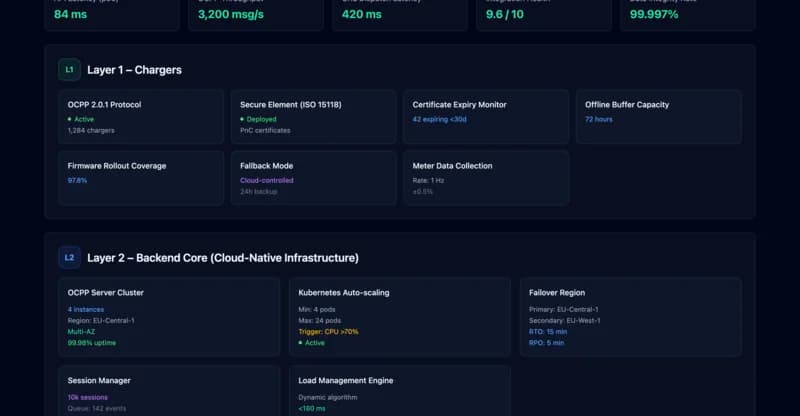 OCPP & Grid Integration Layer