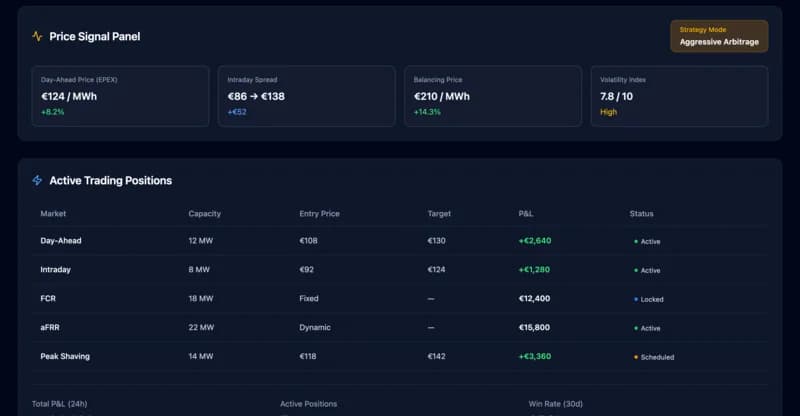 Market Participation Dashboard
