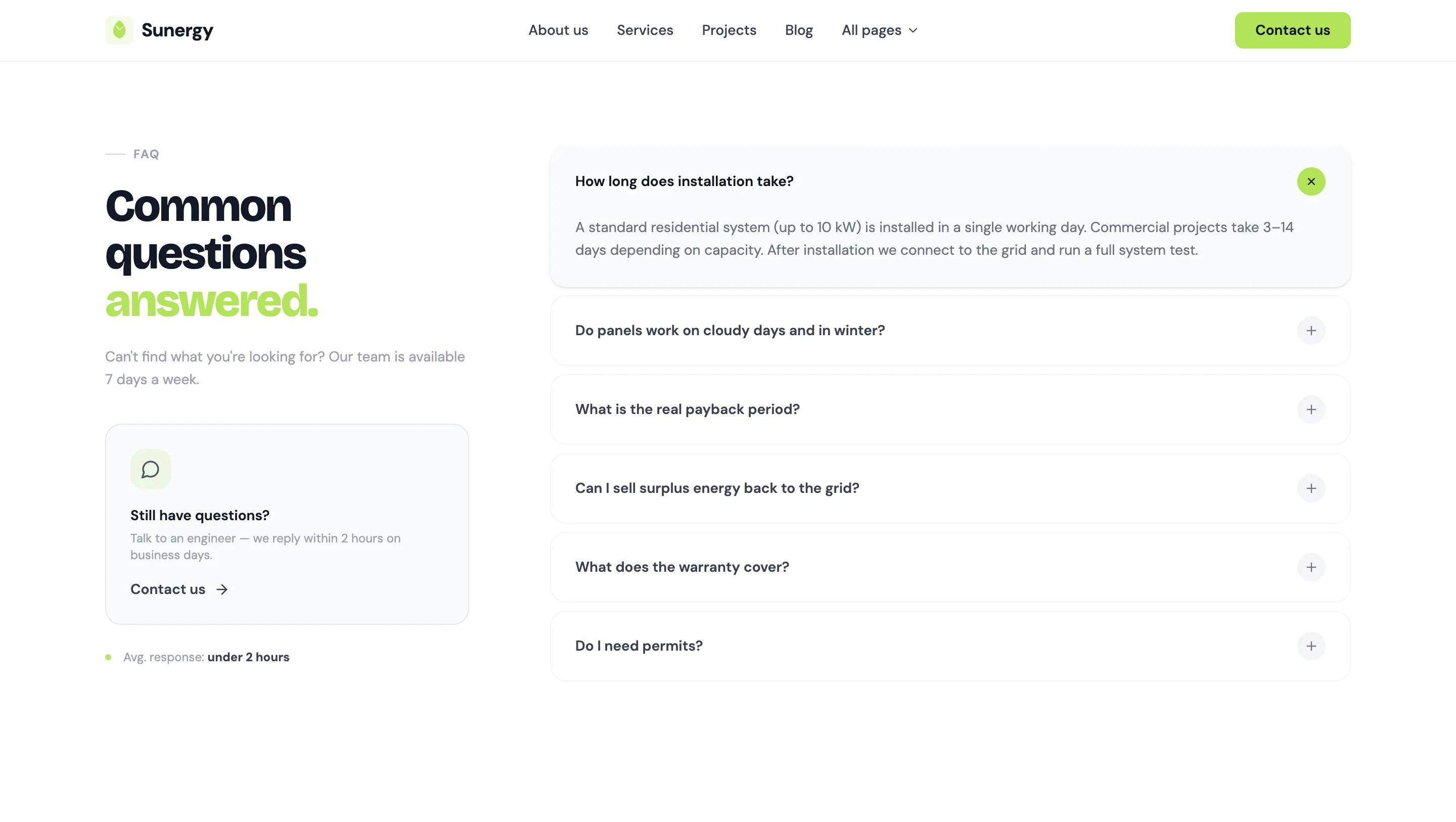 Renewable energy case studies filter interaction