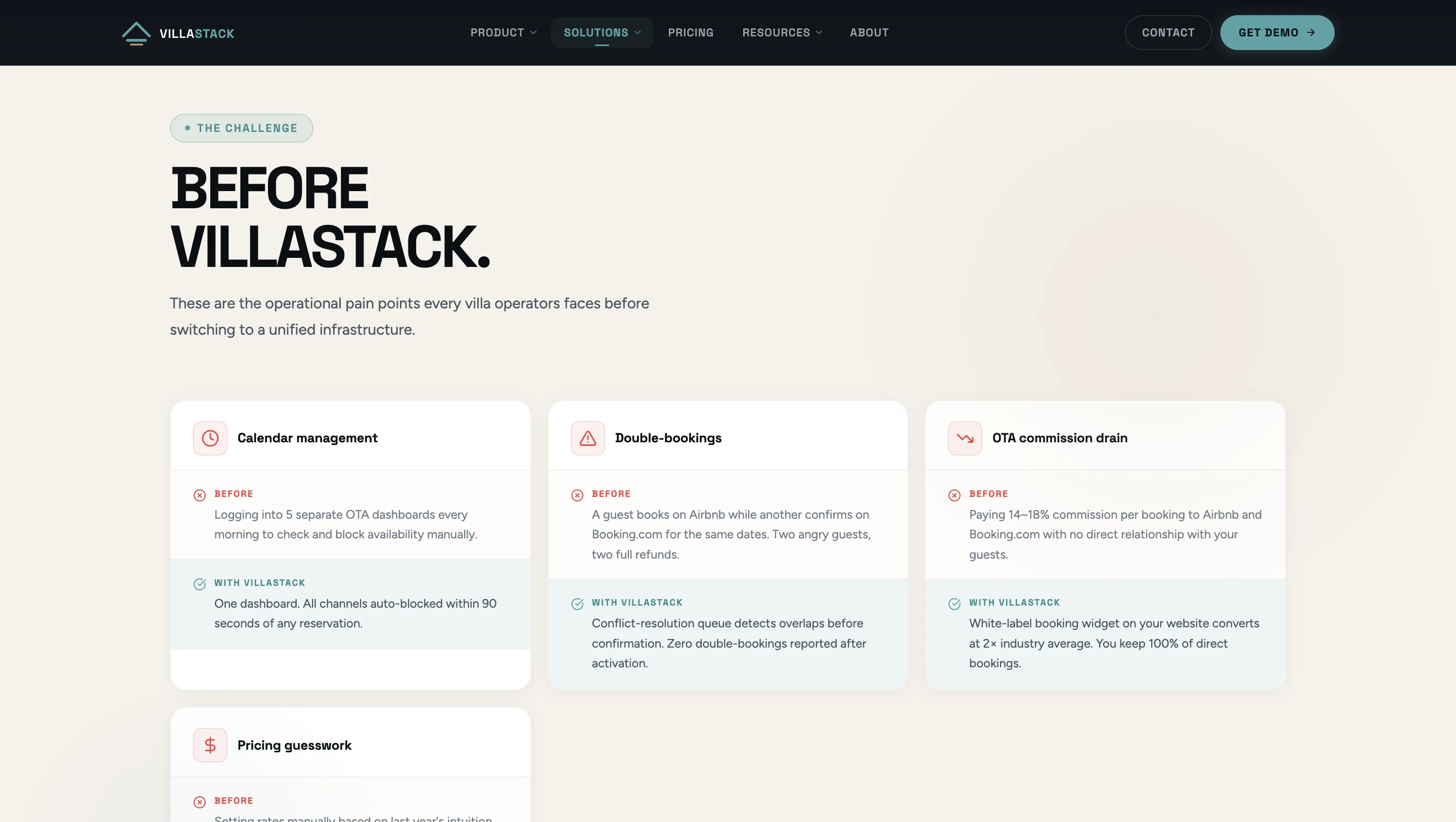 VillaStack - Booking-Infrastruktur fuer Multi-Villa-Portfolios gallery 9