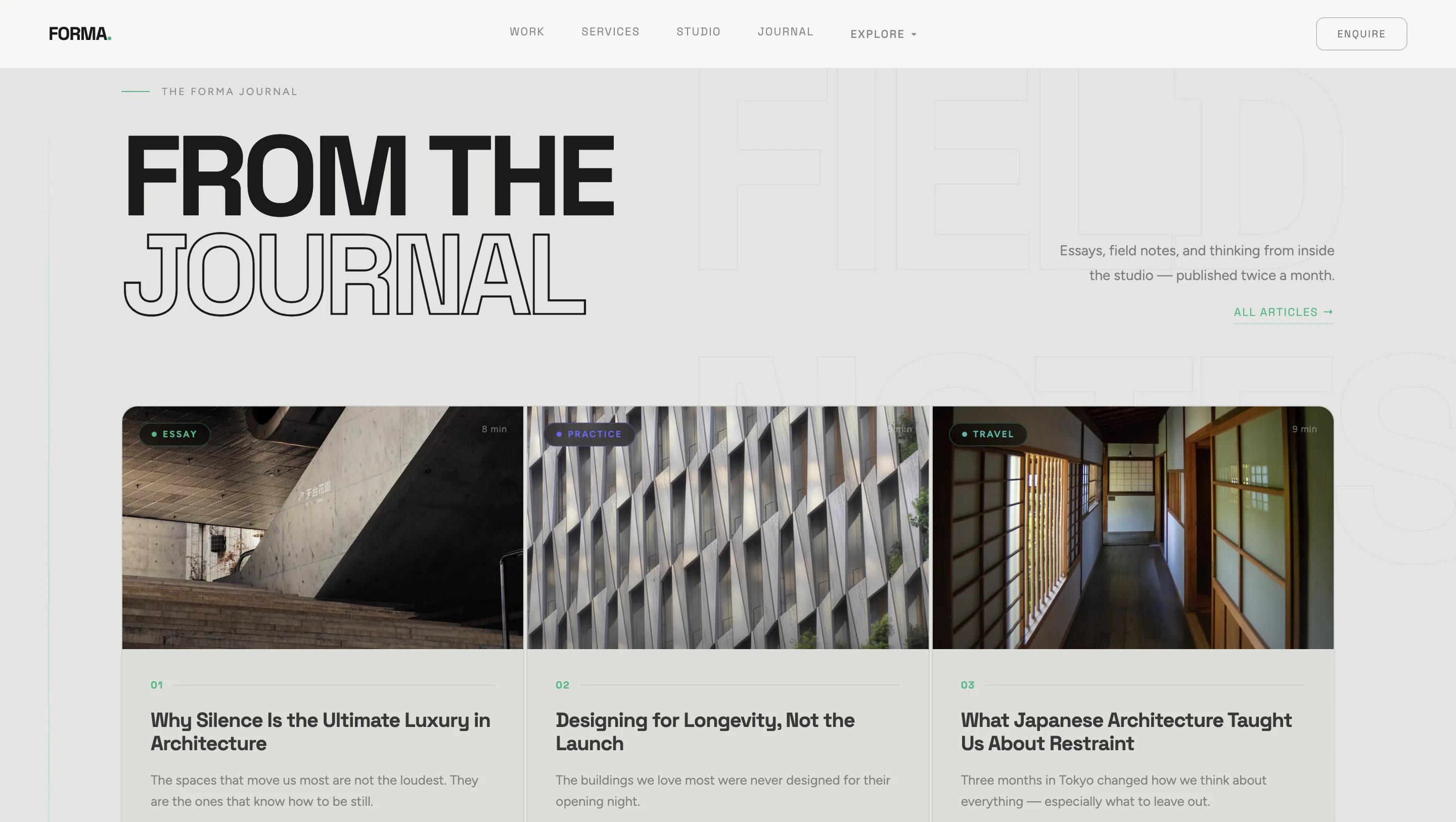 Reference Build: Concept Platform for an Architecture Studio visual 3