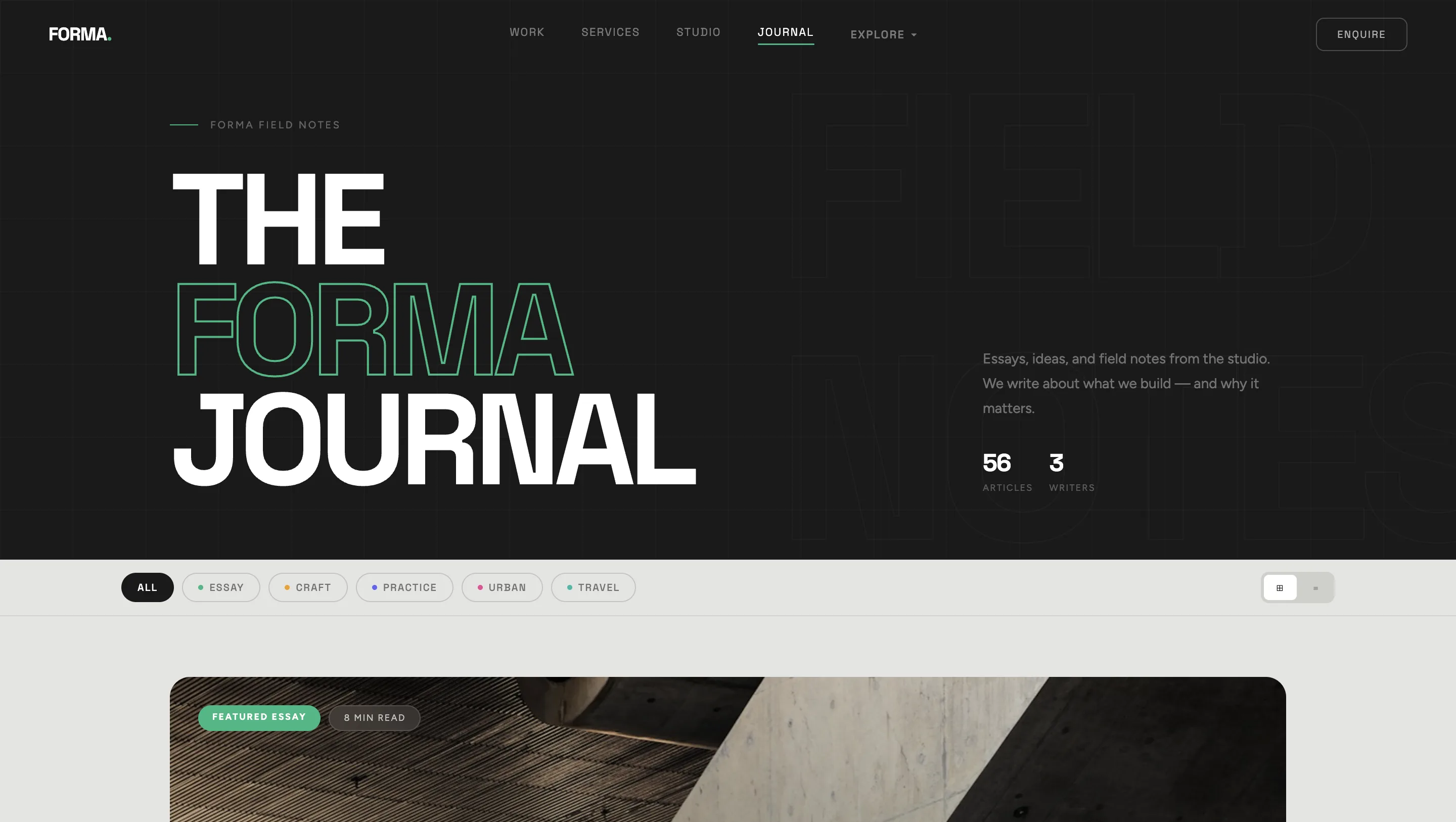 Reference Build: Concept Platform for an Architecture Studio visual 5