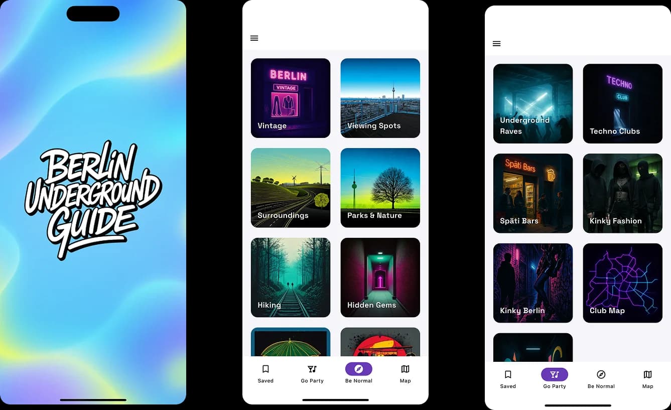 Berlin Guide App — Studio-Initiative