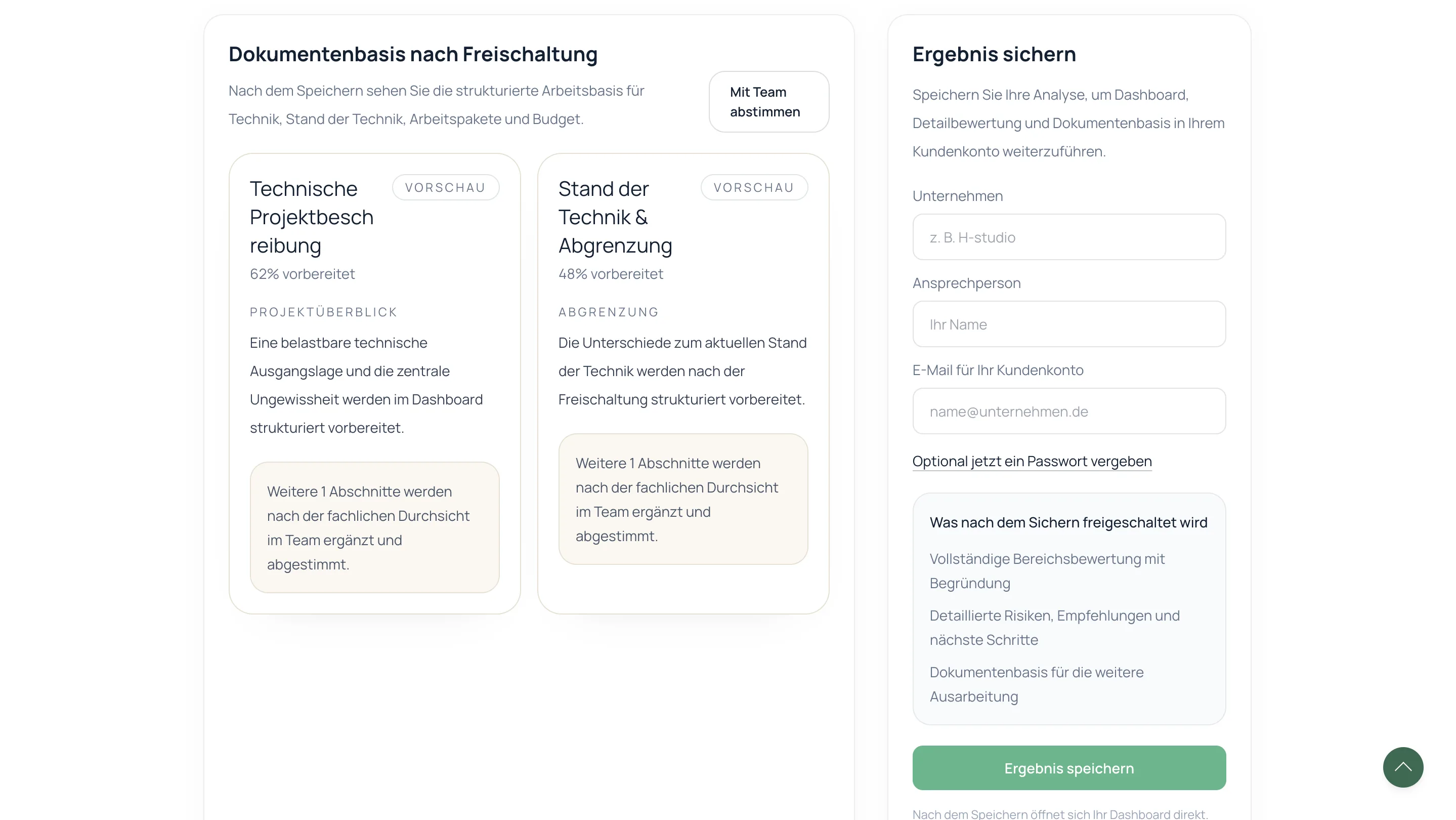 Forschungsmittel Product-Layer Screen 04