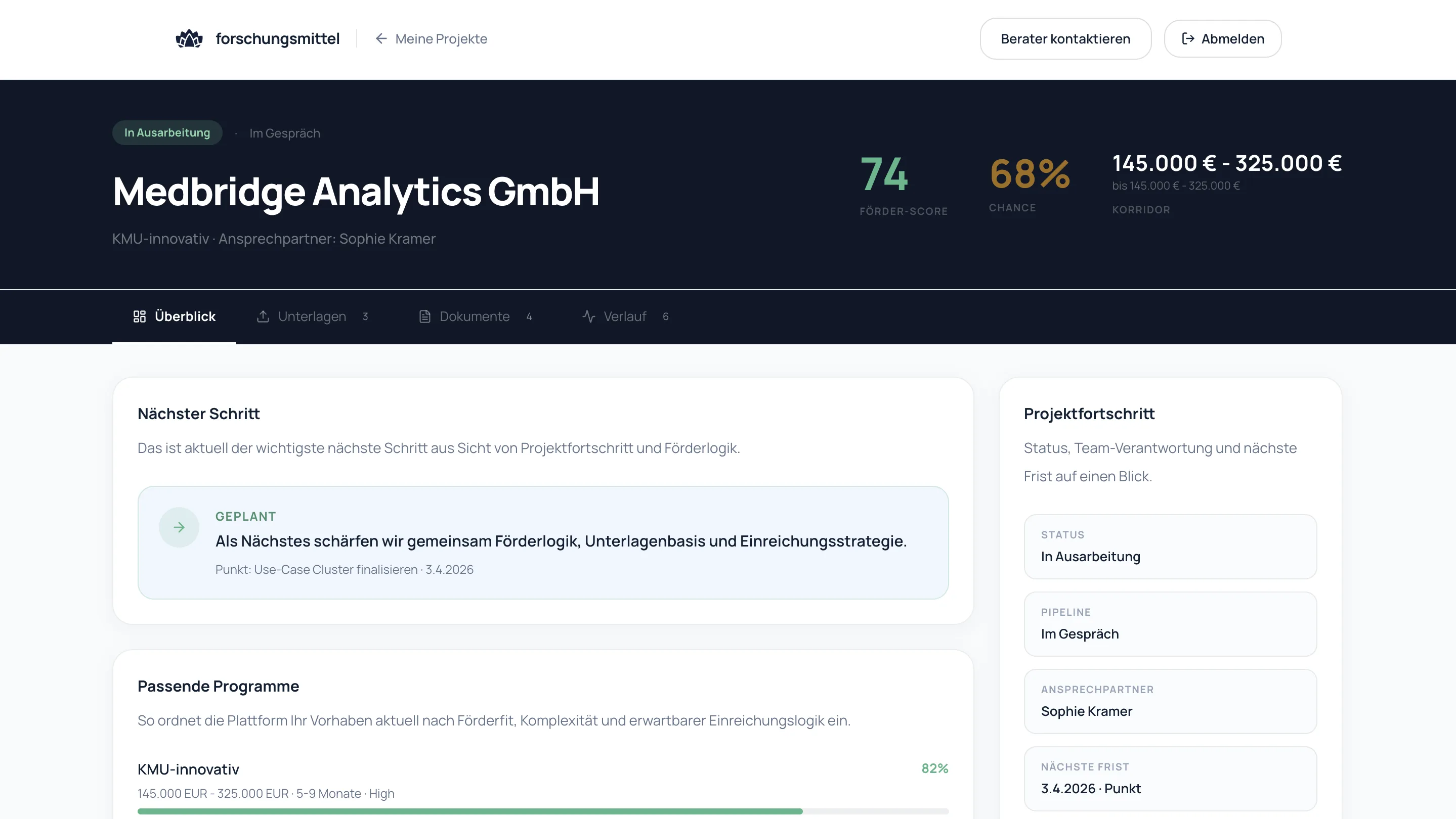 Forschungsmittel Product-Layer Screen 07