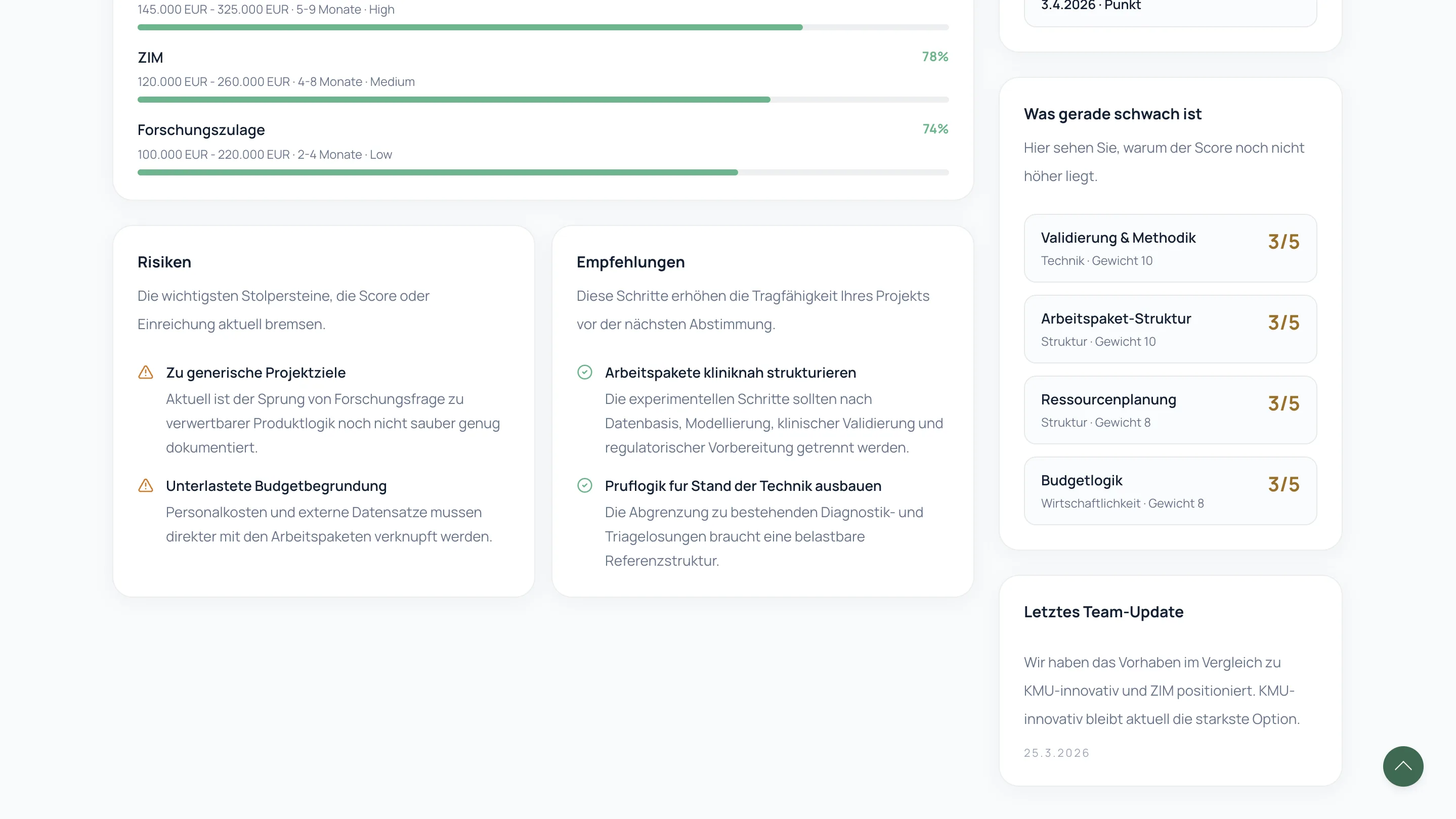 Forschungsmittel Product-Layer Screen 08