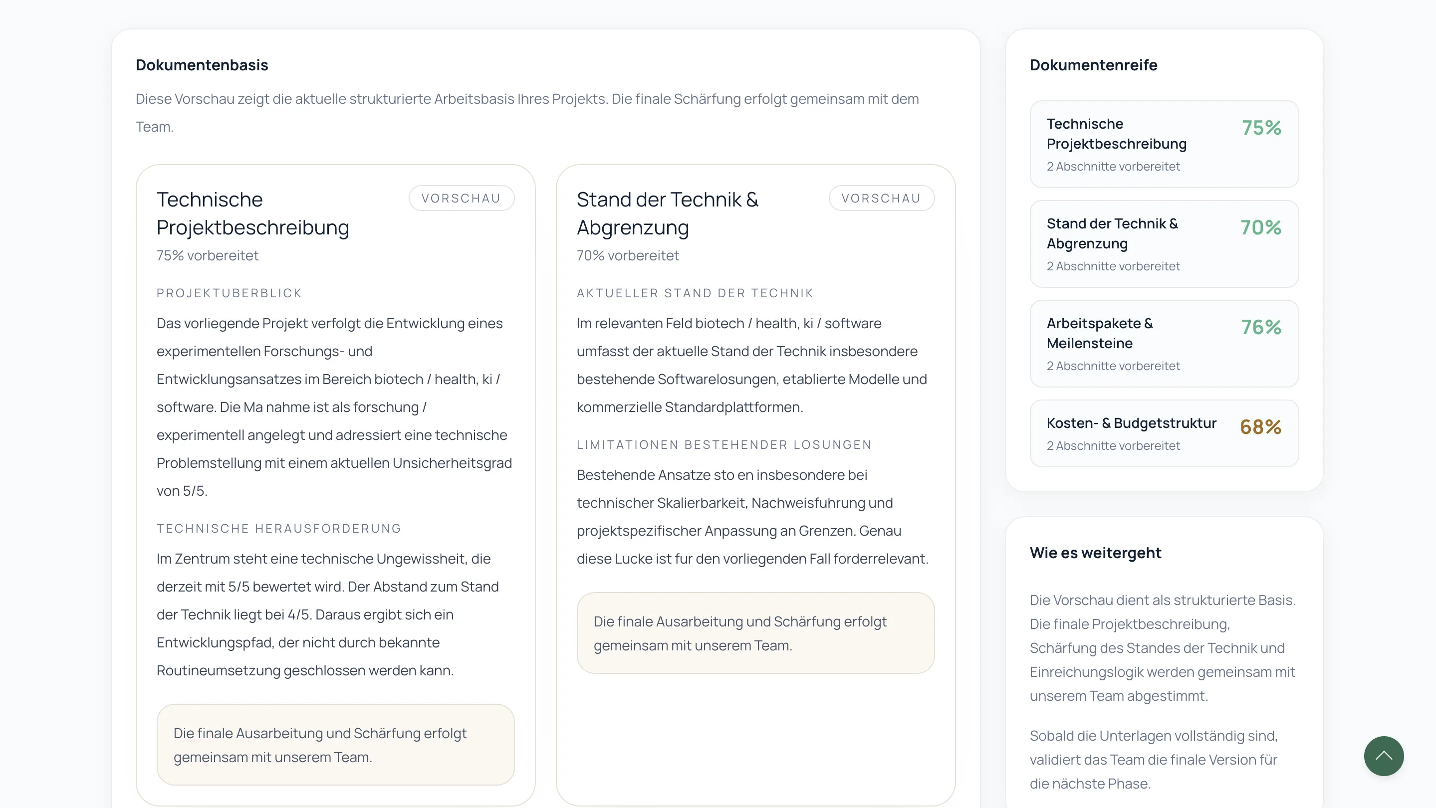 Forschungsmittel Product-Layer Screen 10