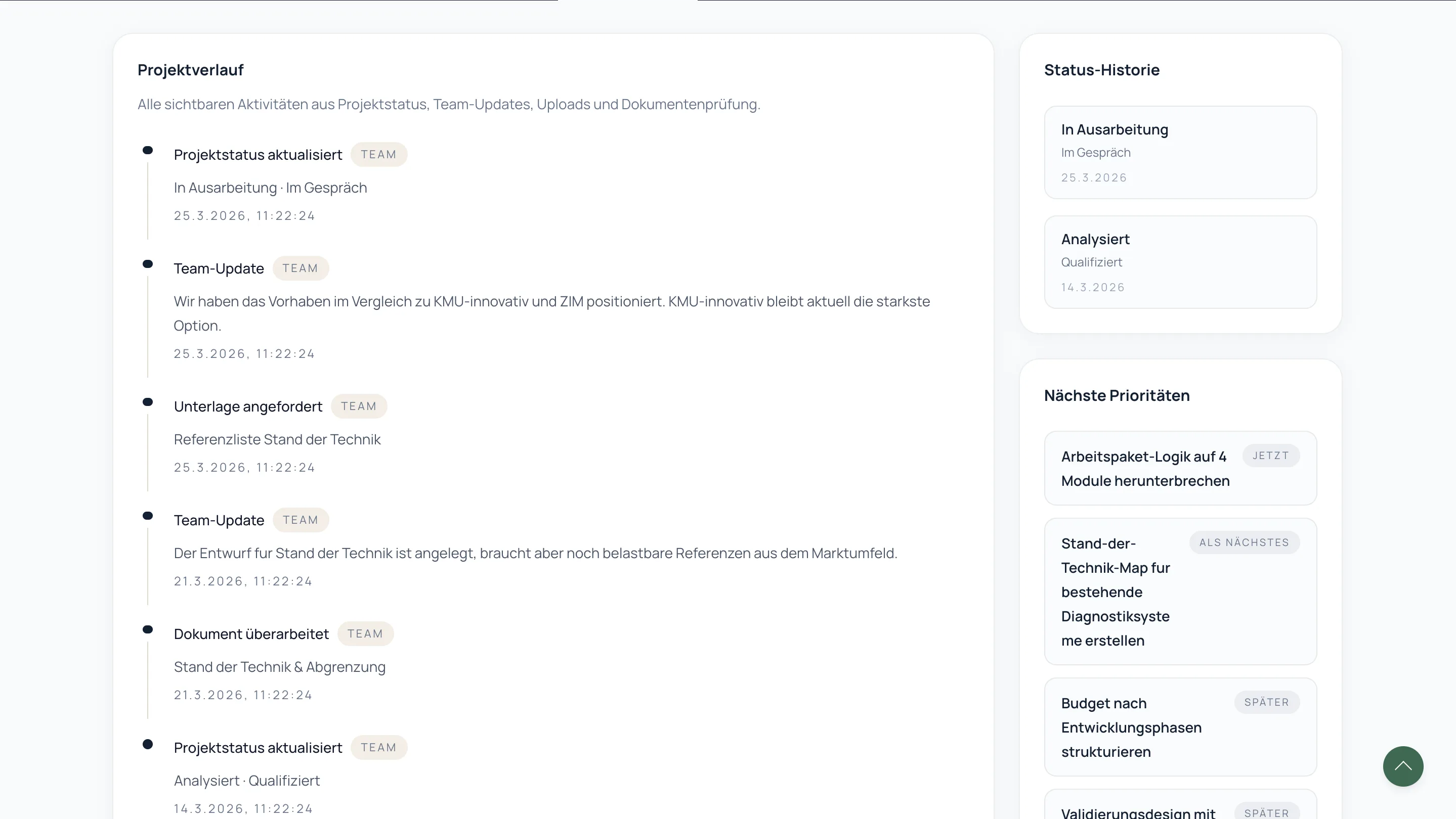 Forschungsmittel Product-Layer Screen 11