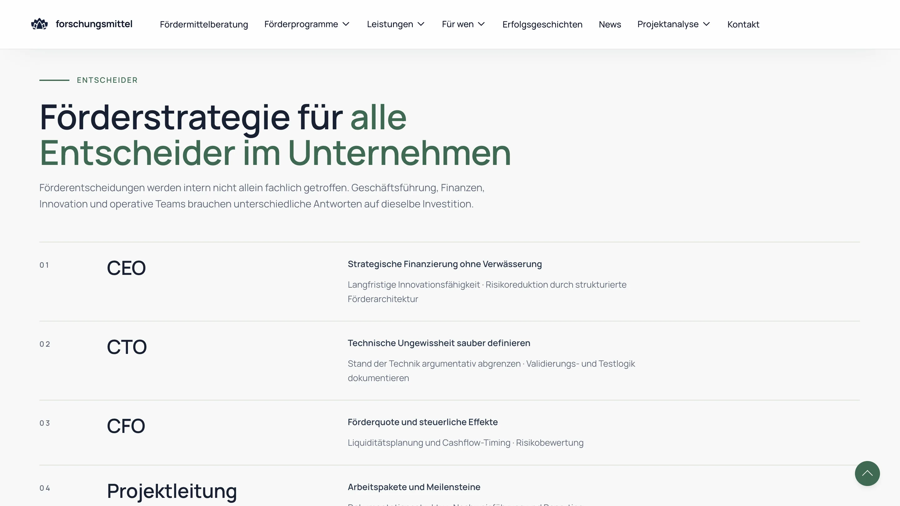 Forschungsmittel Website-Layer Screen 02