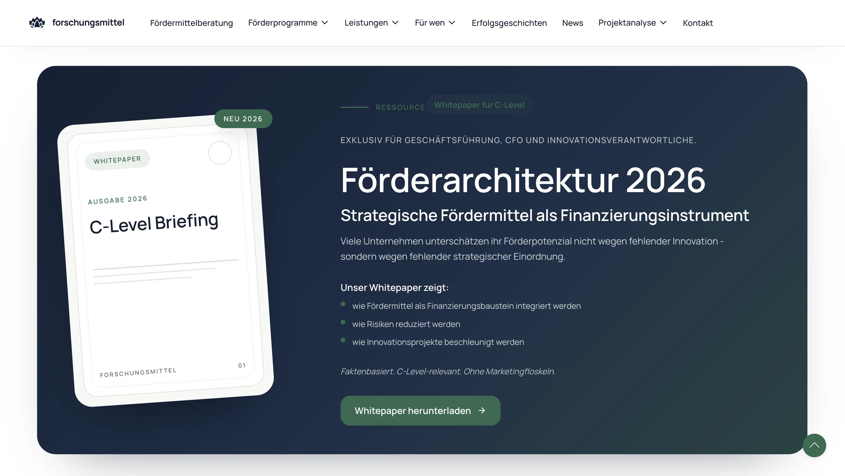 Forschungsmittel Website-Layer Screen 04