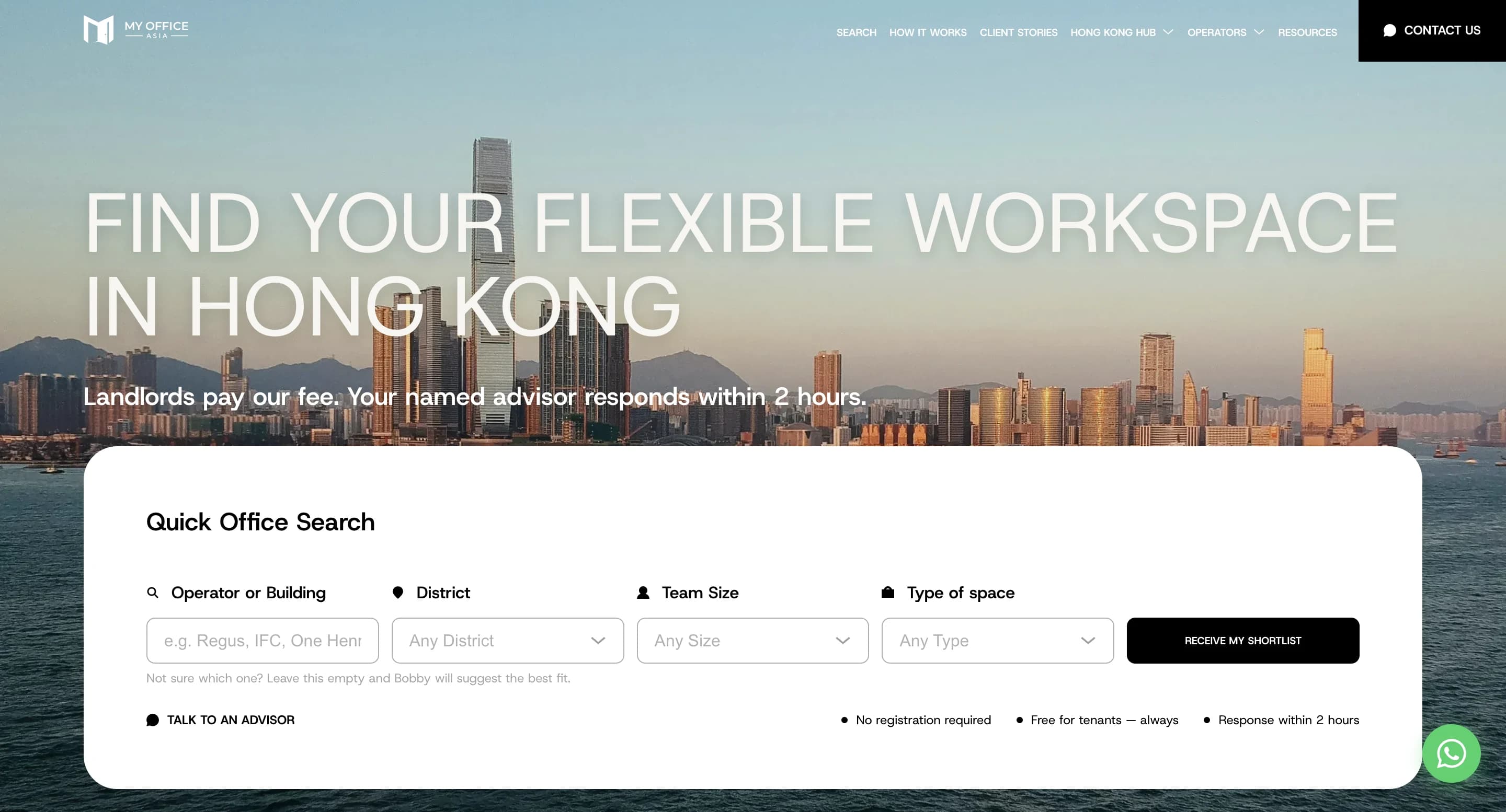 My Office Asia — Hong Kong flex-workspace platform cover