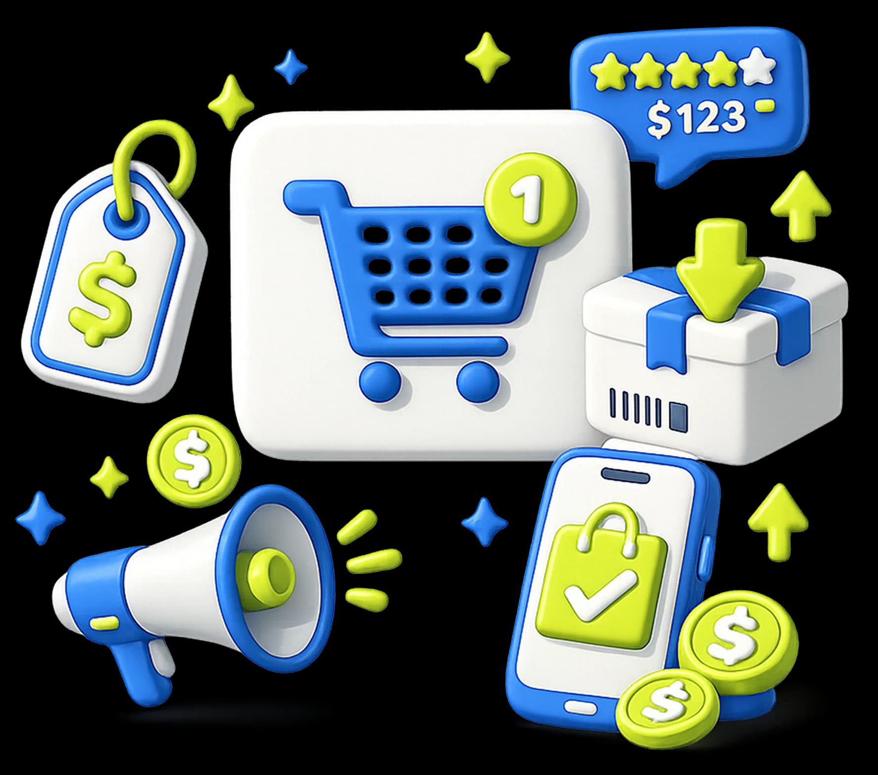 H-Studio E-commerce Engineering Solutions services illustration