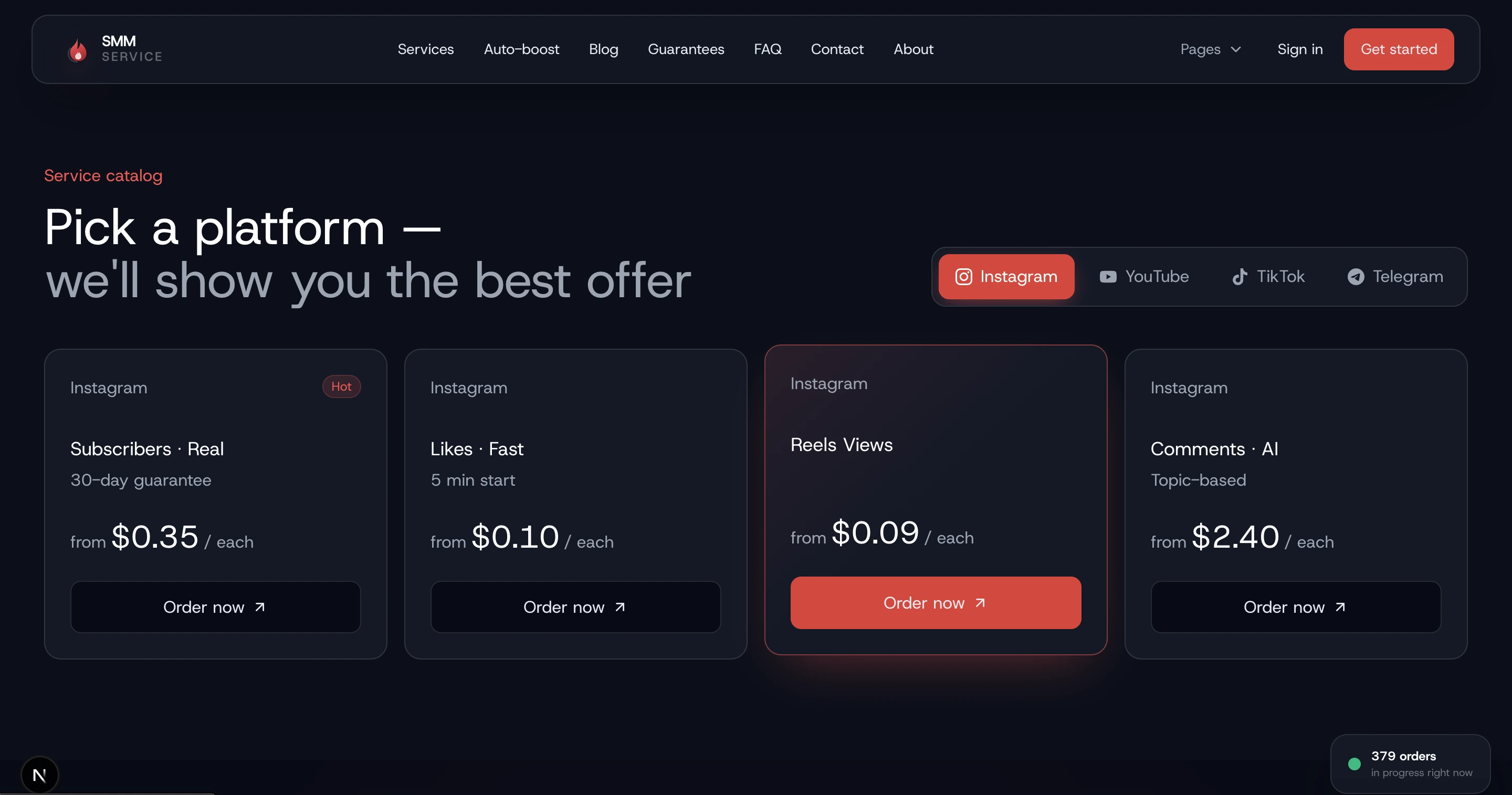 Creator marketing platform · screen 03