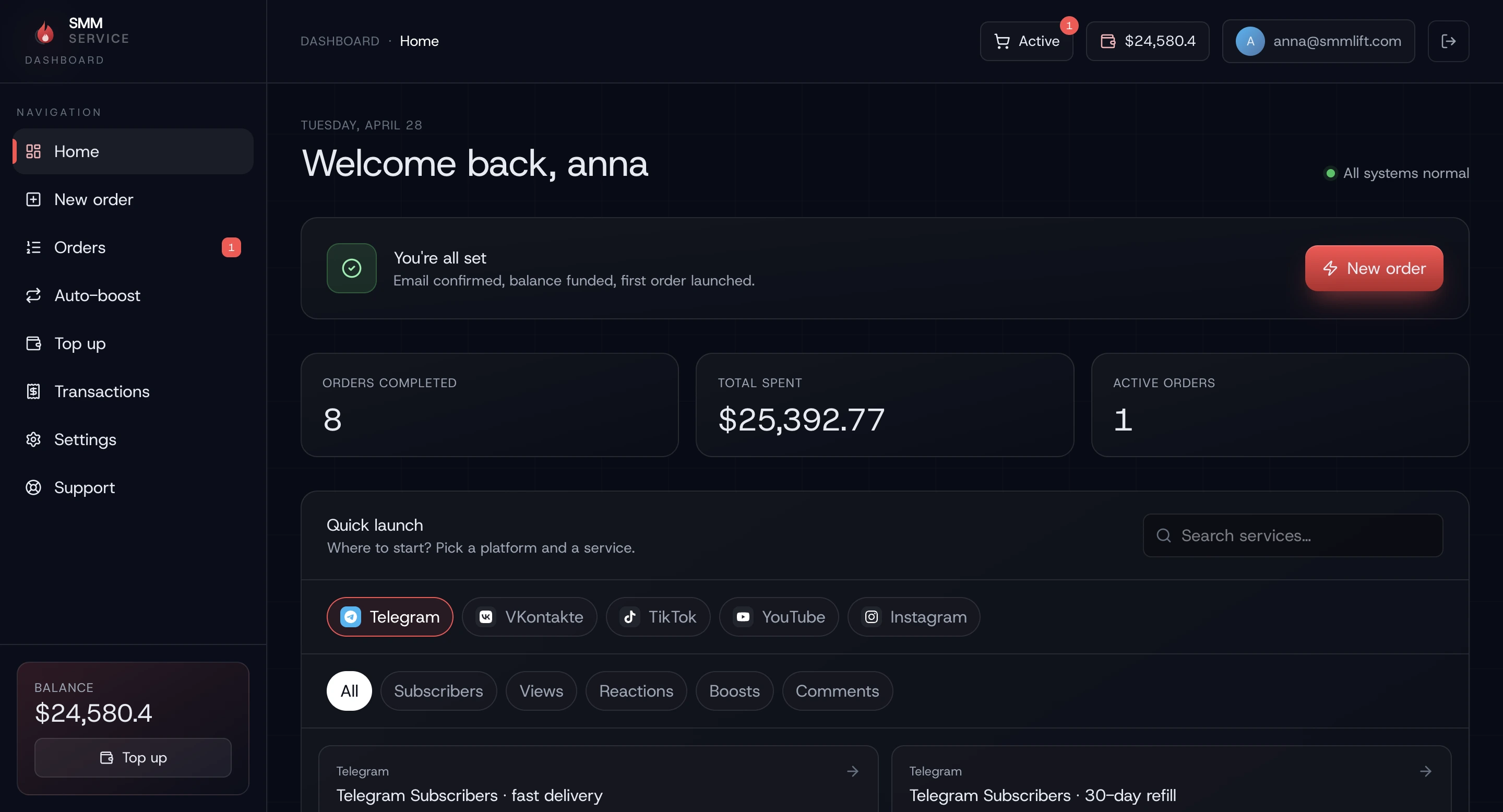 Creator marketing platform · screen 33