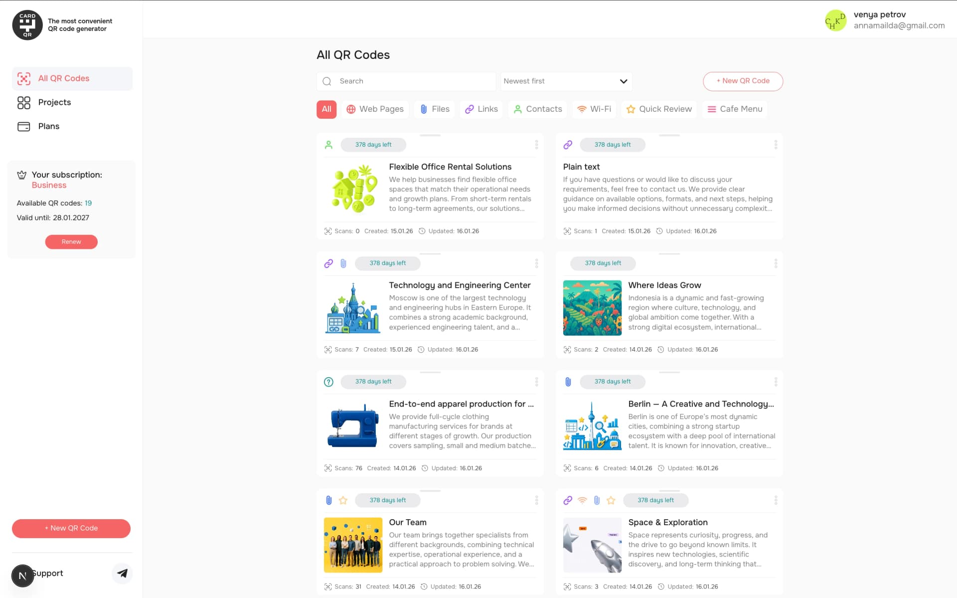 Web Page Generator Dashboard