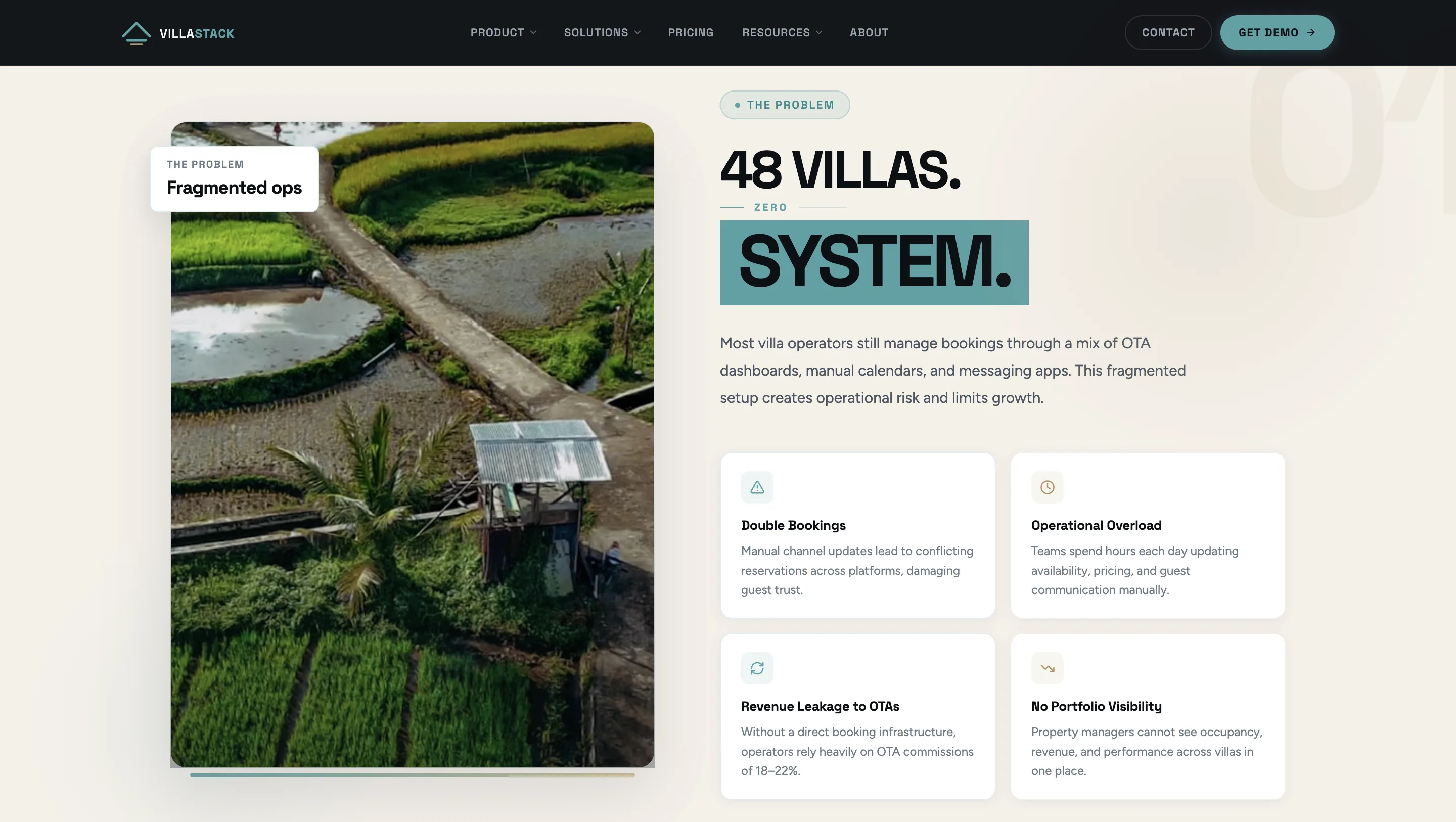 VillaStack — Konzeptstudie für eine Buchungsplattform visual 1