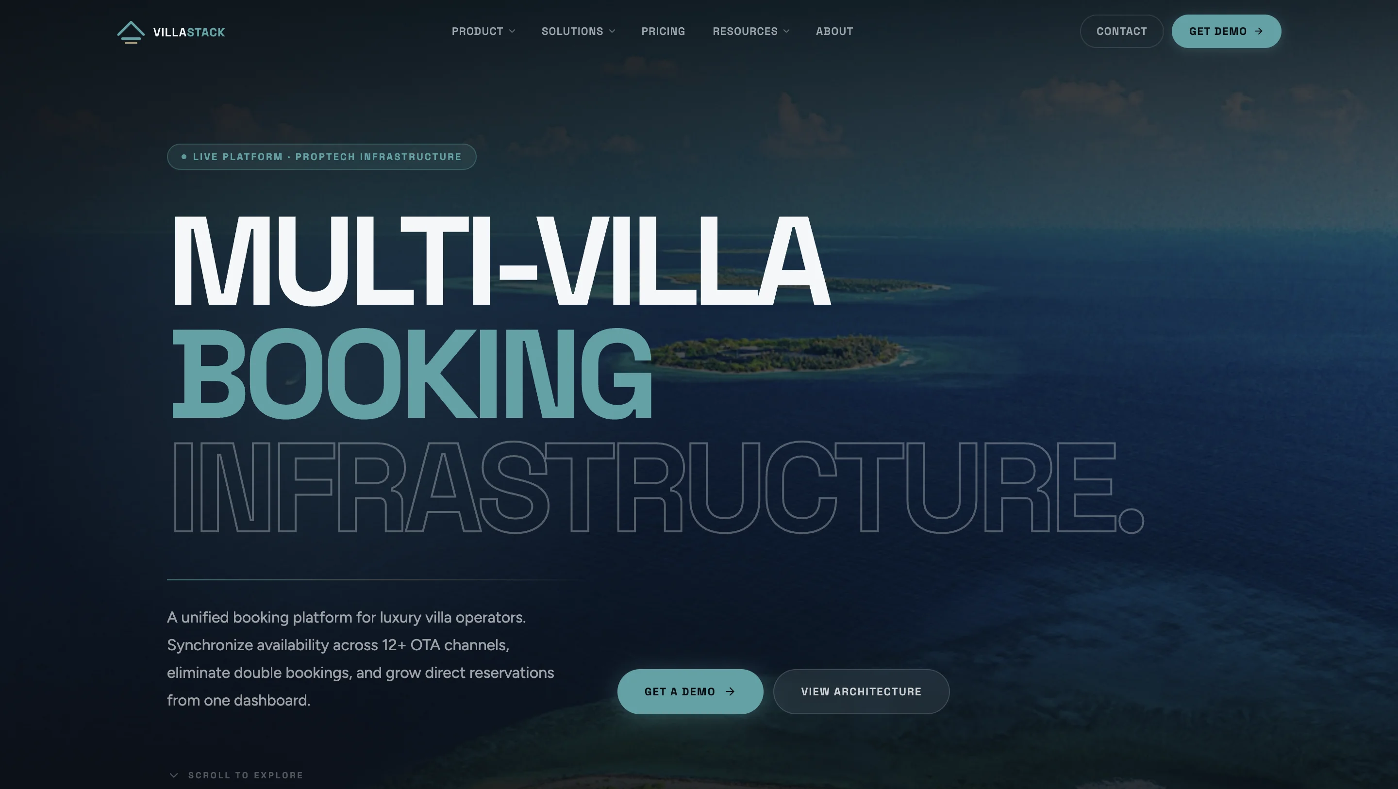 VillaStack Reference Build Studie - illustrative Plattform-Übersicht